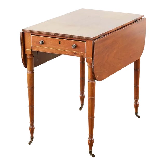 Vintage Regency Pembroke Drop-Leaf Table For Sale