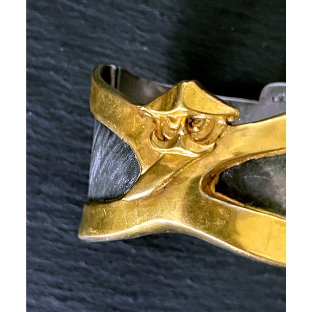 French Art Bronze Bracelet by Line Vautrin For Sale - Image 9 of 14