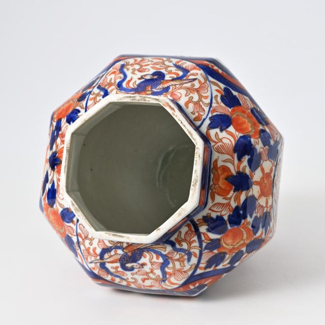 Antique Japanese Imari Porcelain Lidded Vase, 1890s For Sale - Image 9 of 14