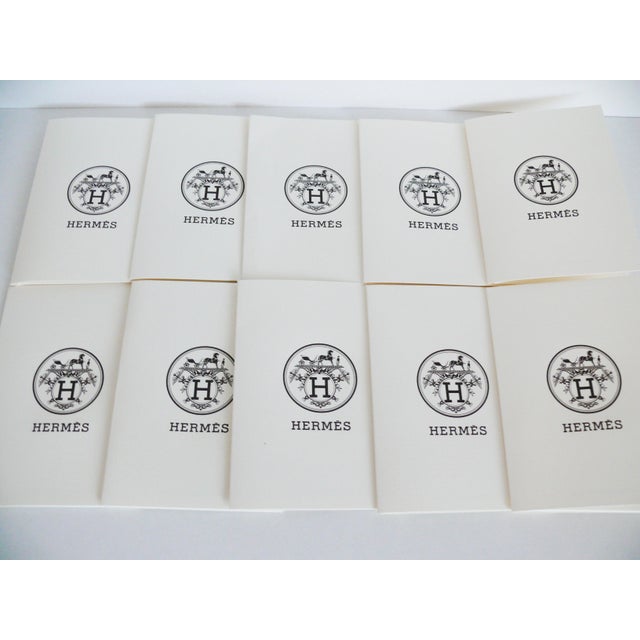 Hermès Hermes Paris 10 Embossed Card Folds For Sale - Image 4 of 7