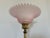 1970s 1970s Hollywood Regency/Art Deco Brass With Pink Glass Floor Lamp/Torche For Sale - Image 5 of 12