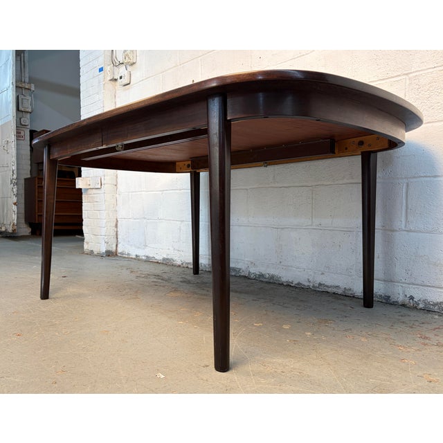 Wood Mid 20th Century Iconic Danish Mid-Century Modern Rosewood Dining Set With 8 High-Back Chairs For Sale - Image 7 of 18