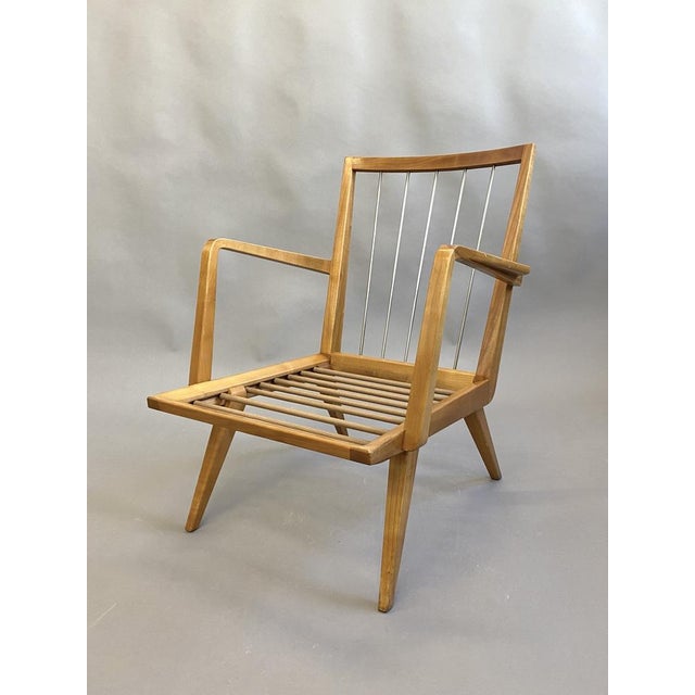 Set of Armchairs in Cherry by Antimott for Walter Knoll, Germany, 1950s For Sale - Image 13 of 17