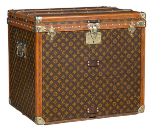 Antique Hat Trunk in Monogram Canvas from Louis Vuitton, France, 1910
