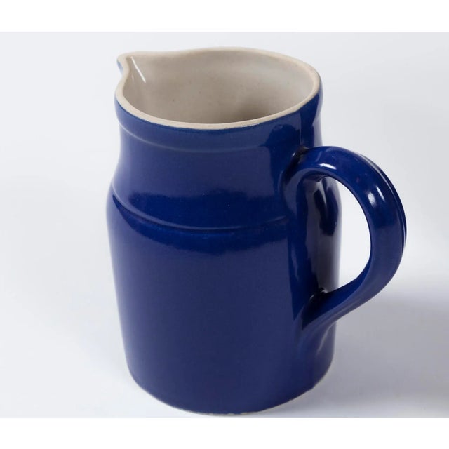 Ceramic Two Vintage Ceramic Dairy Pitchers, Digoin, France, 1960's For Sale - Image 7 of 10