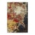 Shabby Chic Ziegler Black/Orange Wool & Silk Rug - 3'11'' X 5'9'' For Sale