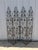 Antique 4 Panel Iron Screen. For Sale In Orlando - Image 6 of 15