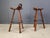 Brutalist Mid-Century Brutalist Bar Stools, 1960s, Set of 2 For Sale - Image 3 of 6
