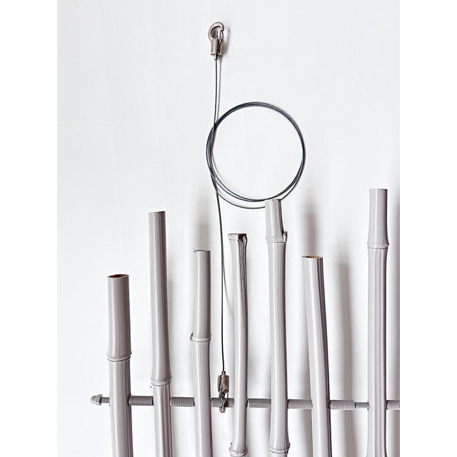 Grey Lacquered Rattan Room Divider by Gunter Lambert, 2008 For Sale - Image 6 of 8