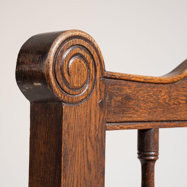 French Mid 20th Century France Brown Wood Benches For Sale - Image 3 of 11