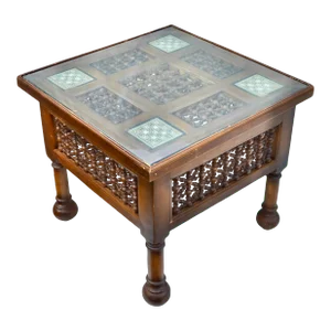Early 20th-Century Moorish Mother-Of-Pearl Side Table