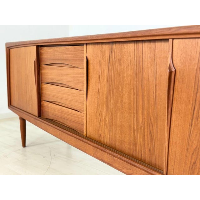 Mid-Century Danish Teak Sideboard by Axel Christiansen for Odder Møbel, 1960s For Sale - Image 18 of 18