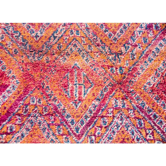 Late 20th Century Vintage Moroccan Rug For Sale - Image 5 of 15