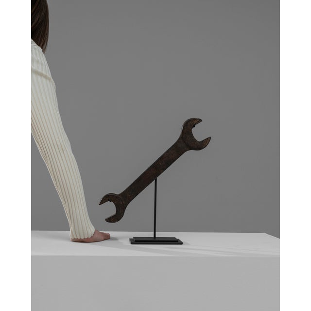 Early 20th Century French Metal Wrench On Stand For Sale - Image 10 of 18