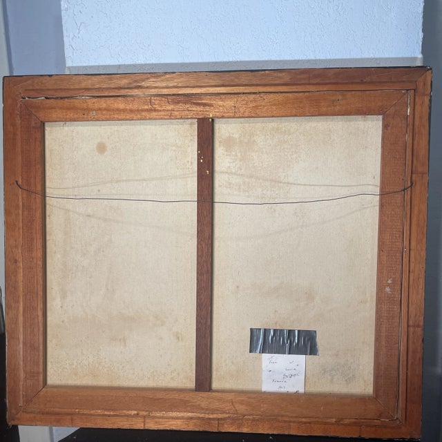 French Alps Signed , 1917 Written on the Backantique36 For Sale In Jacksonville, FL - Image 6 of 8