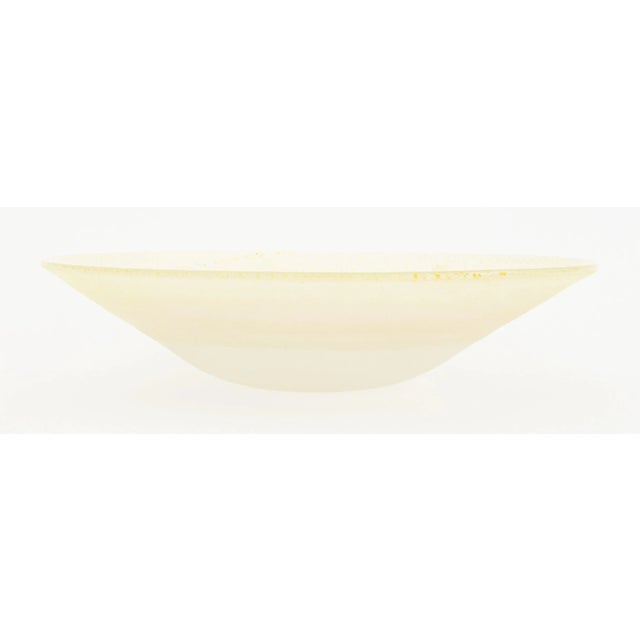 Blue Murano Gold-Flecked Glass Centerpiece Bowls, 2 For Sale - Image 8 of 9