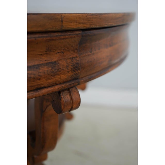 Pair of Continental Style 2 Tier 1 Drawer Pedestal Lamp End Tables For Sale - Image 16 of 17