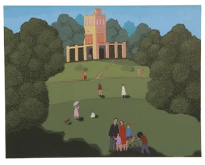 Branko Bahunek, Sunday in Masimir Park , Serigraph