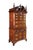 This exceptional Chippendale-style mahogany chest-on-chest highboy is a striking reproduction of 18th-century Rhode Island...