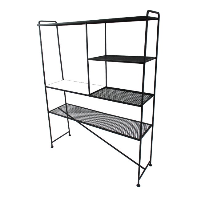 Mid Century Etagere Bookcase by Freda Diamond in the Style of Weinberg or Mategot For Sale