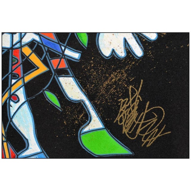 Late 20th Century Late 20th Century Harmony - Hand Embellished, Jiang Tiefeng For Sale - Image 5 of 7