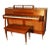 Baldwin Acrosonic Mid-Century Modern Piano & Original Bench | Sculptural Walnut For Sale