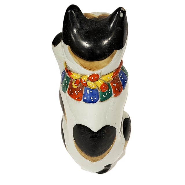 Beckoning Cat Figurine For Sale - Image 9 of 15