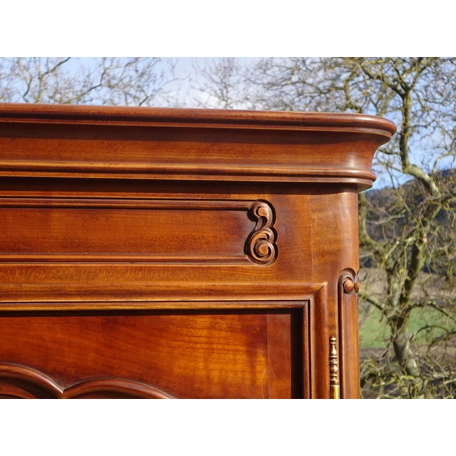 1980s Louis XV Style Cherrywood Bonnetière, 1980s For Sale - Image 5 of 18
