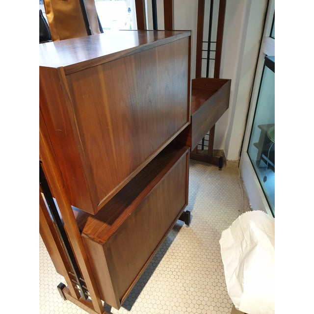 Swedish Teak & Metal Modular Library, 1960s For Sale - Image 10 of 18