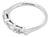 Platinum East-West Bezel Set Marquise Diamond Wedding Band - Size 6.25 For Sale
