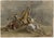 An original early 19th-century watercolour painting, Circle of Abraham Cooper, English Civil War Battle Scene with Fallen...