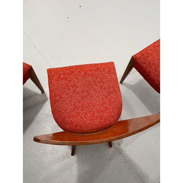 H-214 Chairs in Walnut by Jindřich Halabala, 1950s, Set of 4 For Sale - Image 4 of 18