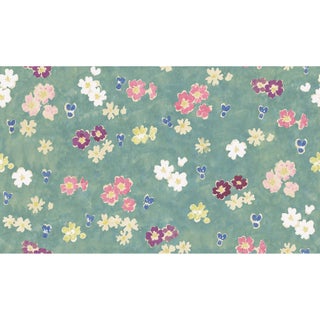 Flower Field Wallpaper by Paule Marrot in Flower Field For Sale