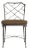 Brown Jordan Calcutta Side Chair, Mica frame with Fusion Moccasian fabric For Sale