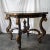 1980s Set of 3 Custom Accent Side Tables With Antiqued Silver Mirrored Tops For Sale - Image 4 of 9