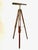 1950s Antique French Brass Tripod Telescope, 1950s For Sale - Image 5 of 16