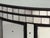Hollywood Regency Style, Distressed Glass, Mirrored Demilune Cabinet For Sale In New York - Image 6 of 12