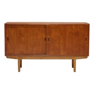 Teak 160 Sideboard by Børge Mogensen for Søborg Møbelfabrik, Denmark, 1950s For Sale