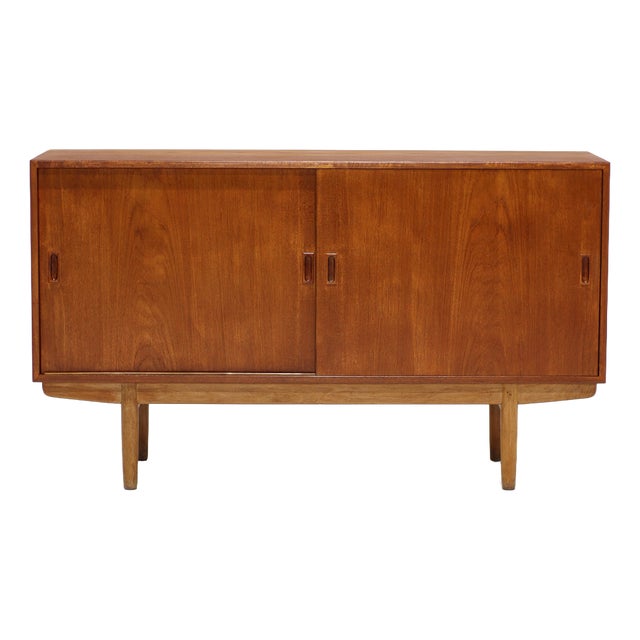 Teak 160 Sideboard by Børge Mogensen for Søborg Møbelfabrik, Denmark, 1950s For Sale