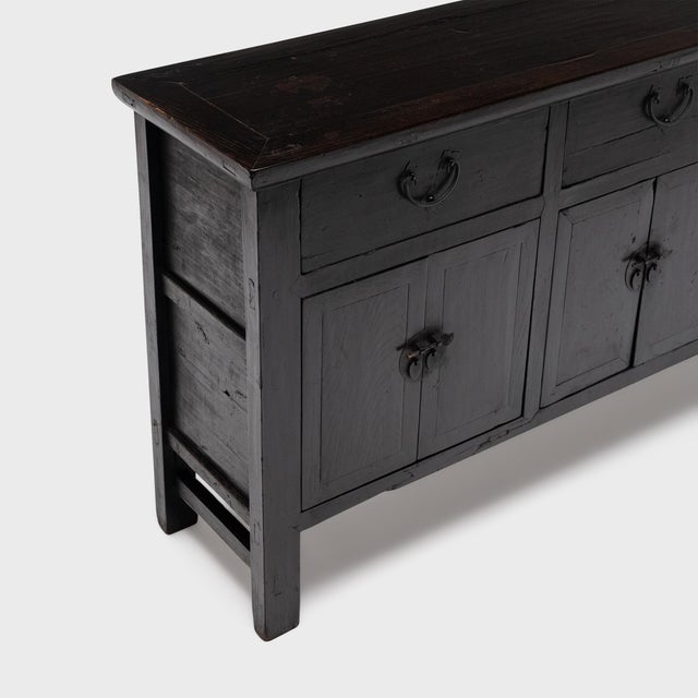 Chinese Provincial Three Drawer Sideboard, C. 1850 For Sale - Image 4 of 6