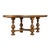 Country French Provincial Oval Farmhouse Maple Trestle Dining Table For Sale