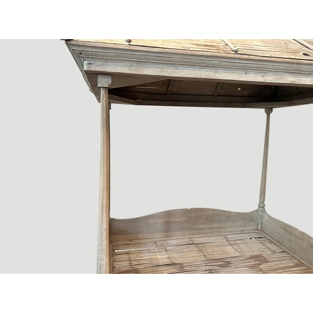 Antique Wabi Sabi Daybed With Canopy For Sale In New York - Image 6 of 6