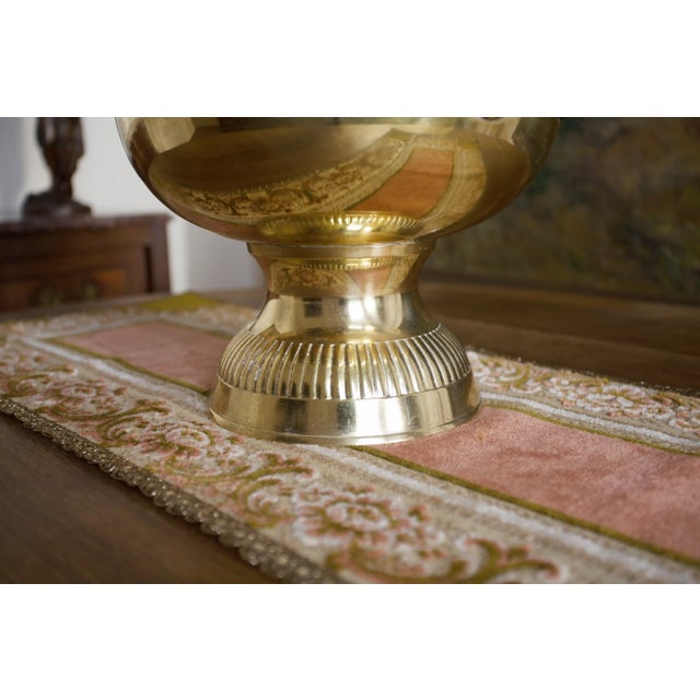 Brass Magnum Champagne Cooler For Sale - Image 4 of 7