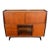 1950s English Modern Bar Cabinet + Secretary Desk in Mahogany For Sale