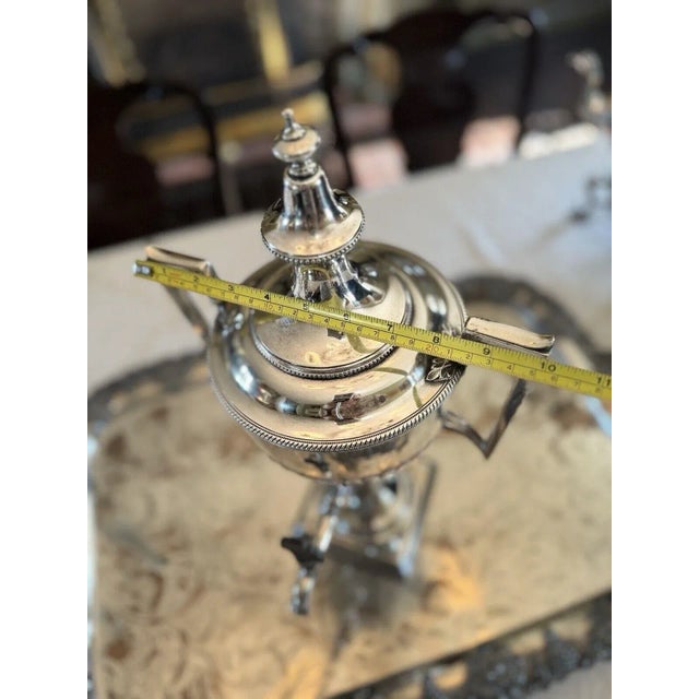 Antique Early 19th Century Silverplate Urn Style Dispenser For Sale - Image 9 of 10