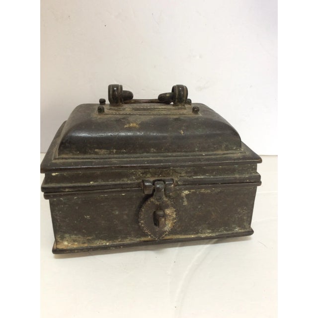 Asian Early 19th Century East Asian Bronze Lock Box For Sale - Image 3 of 11