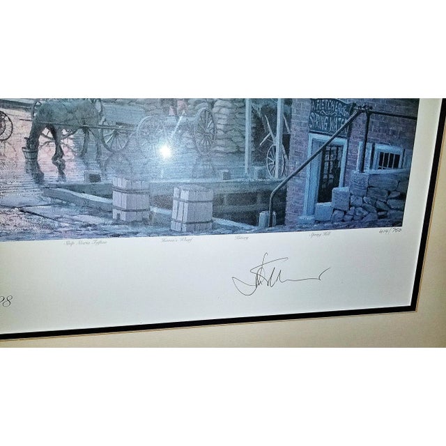 John Stobart Signed Numbered Limited Edition Print "Portsmouth", Framed For Sale In West Palm - Image 6 of 6