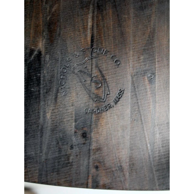 Mid-Century Nichols & Stone Wooden Arm Chair For Sale - Image 11 of 12