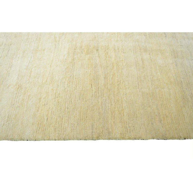 Textile Hand-Knotted Gabbeh Loribaft Rug in Wool For Sale - Image 7 of 11