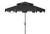 Not Yet Made - Made To Order Outdoor Zimmerman 9ft Double Top Market Umbrella - Black/White Trim For Sale - Image 5 of 5
